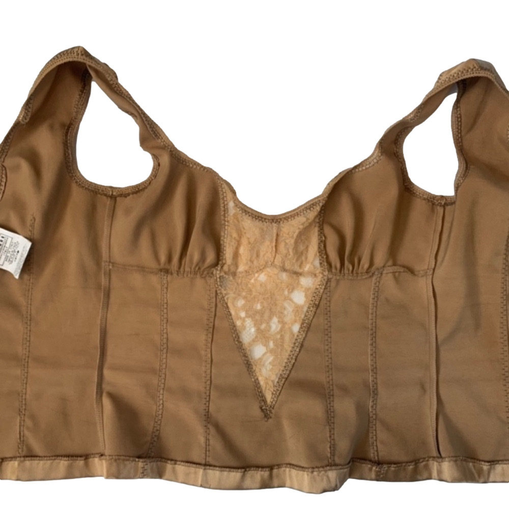 Dolce and Gabbana corset top Gold Satin Sheer - Picture 4 of 6